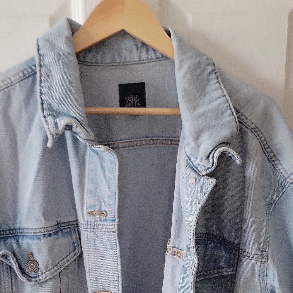 Wild Fable Light Blue Jean Jacket - Picture 8 of 8